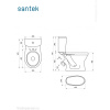 Унитаз-компакт напольный с бачком и сиденьем Santek Бореаль 1.WH30.1.704