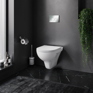 Комплект Унитаз подвесной AM.PM Gem C901700SC безободковый, с микролифтом + Инсталляция Pro