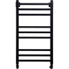 Полотенцесушитель водяной Comfysan Pioli-K W-8 80х40 черный матовый