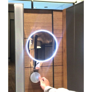 Косметическое зеркало Keuco iLook Move 17612 019002 с подсветкой, телескопическое, поворотное, хром