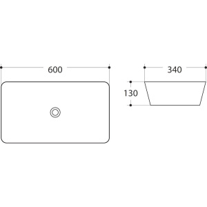 Раковина Art&Max AM-7090-B белая