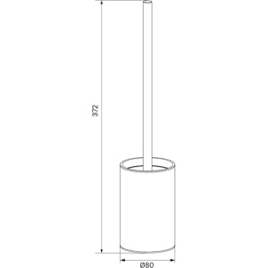 Ершик IDDIS Petite PETGMP0i47 графит