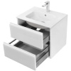 Тумба с раковиной Aquaton Римини 60 1A2266K1RN010 белый глянец