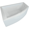 Акриловая ванна Акватек Оракул ORK180-0000004 L 180x125 см, угловая, вклеенный каркас, с экраном, со сливом-переливом, асимметричная