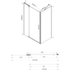 Душевой уголок Vincea Extra VSR-1E809080CL 90x80 см, профиль хром, стекло прозрачное
