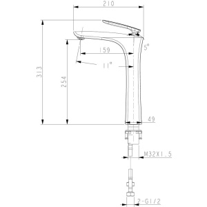 Смеситель для раковины Lemark Bellario LM6809C