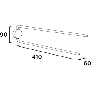 Купить Полотенцедержатель Koin Simple SI700 в Москве с доставкой Полотенцедержатель Koin Simple SI700