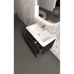 Тумба с раковиной Cezares Stylus 94, nero grafite