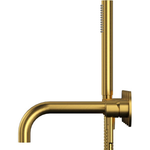 Купить Смеситель для ванны с душем WHITECROSS Y Y1240GLB С ВНУТРЕННЕЙ ЧАСТЬЮ, брашированное золото в Москве с доставкой Смеситель для ванны с душем WHITECROSS Y Y1240GLB С ВНУТРЕННЕЙ ЧАСТЬЮ, брашированное золото