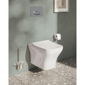 Унитаз подвесной VitrA Zentrum Square 7484B003-0075 безободковый, с микролифтом