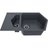 Мойка кухонная KitKraken Pond Pond Graphite темно-серая