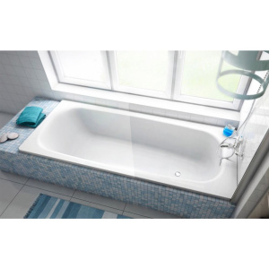 Стальная ванна BLB Universal B60H 160x70 см, с ножками APMROBZF, с шумоизоляцией