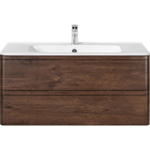 Тумба с раковиной Vincea Vico 100 темный дуб