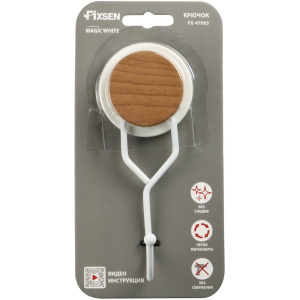 Крючок Fixsen Magic White FX-47005 одинарный, белый