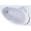 Акриловая ванна Roca Luna R 170x115 см, угловая, с каркасом, со сливом-переливом, асимметричная