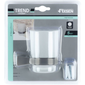 Купить Стакан Fixsen Trend Graphite FX-98006 черный графит в Москве с доставкой Стакан Fixsen Trend Graphite FX-98006 черный графит