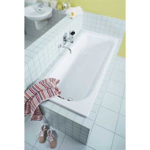 Стальная ванна Kaldewei Advantage Saniform Plus 361-1 150x70 см, с ножками, с самоочищающимся покрытием