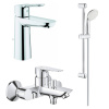 Набор для ванны 3 в 1 Grohe BauEdge 1000180