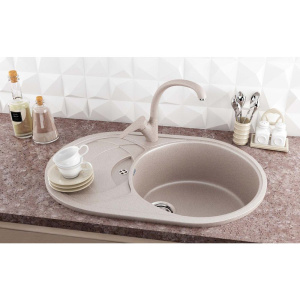 Смеситель для кухни Ulgran U-001 -302 песочный