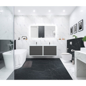 Тумба с раковиной Cezares Bellagio 140 grigio nuvola