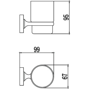 Купить Стакан Savol 87 S-008758 хром в Москве с доставкой Стакан Savol 87 S-008758 хром