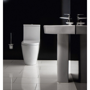 Унитаз-компакт BelBagno Marino BB105CPR безободковый, крышка BB105SC с микролифтом, бачок BB105T