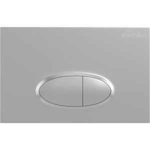 Кнопка смыва EWRIKA 0050 хром матовый