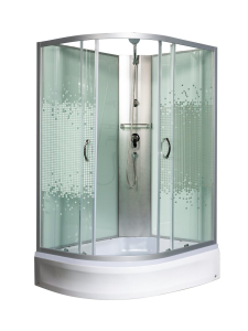 Душевая кабина с поддоном Асимметрия МОНОМАХ Б/К 100/80/24 МЗ R (10000005774)