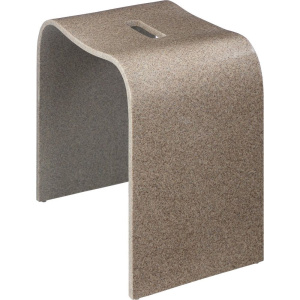 Табурет Geralis T-S-V с вырезом, бежевый