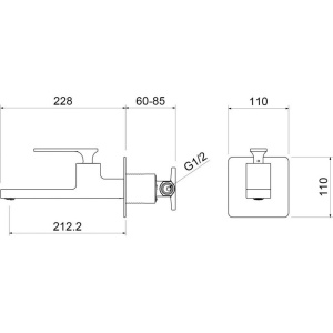 Смеситель для раковины Timo Torne 4372/17SM С ВНУТРЕННЕЙ ЧАСТЬЮ, золото матовое