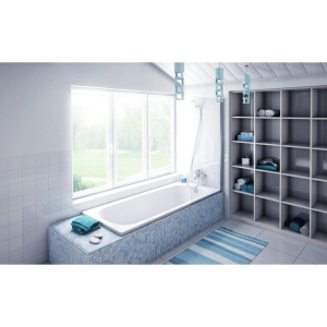 Купить Стальная ванна BLB Universal B50H 150x70 см, с ножками APMROBZF, с шумоизоляцией в Москве с доставкой Стальная ванна BLB Universal B50H 150x70 см, с ножками APMROBZF, с шумоизоляцией