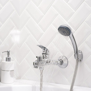 Купить Смеситель для ванны с душем РМС SL85 009E в Москве с доставкой Смеситель для ванны с душем РМС SL85 009E