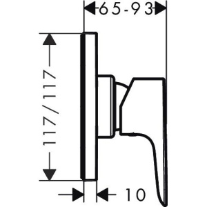 Смеситель для душа Hansgrohe Talis E 71764000