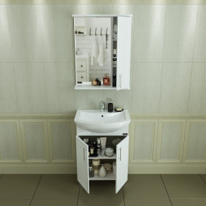 Тумба с раковиной СаНта Дублин 60 напольная