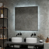 Зеркало Art&Max Sorrento 100х100 с LED-подсветкой, 6000К