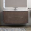 Тумба с раковиной Cezares Eden 120 rovere scuro soft, раковина 50178