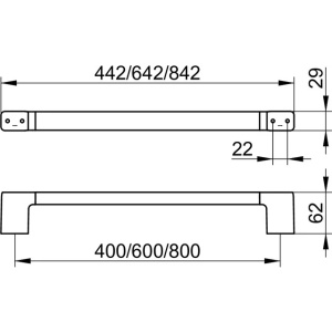 Полотенцедержатель Keuco Collection Moll 12701010400 хром