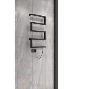 Купить Полотенцесушитель электрический Indigo Sparta DGS80-50BRRt черный муар в Москве с доставкой Полотенцесушитель электрический Indigo Sparta DGS80-50BRRt черный муар