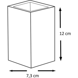 Стакан Ridder Amara черно-белый