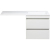 Тумба с раковиной Style Line Даллас 120, Люкс Plus подвесная, белая R