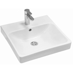 Тумба с раковиной Aquaton Сканди 45 1A2516K0SDB20 белая, дуб верона