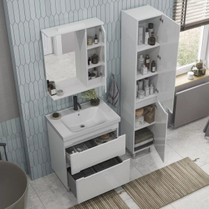 Зеркало SanStar Адель 70 белое