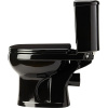 Унитаз-компакт Оскольская керамика Ирида Стандарт, с горизонтальным выпуском, черный