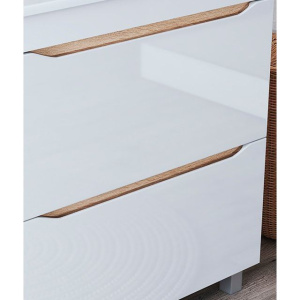 Тумба с раковиной Vigo Grani 75 напольная, 2 ящика, дуб сонома