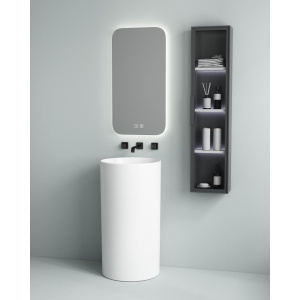 Раковина SantiLine SL-4014 белая глянцевая