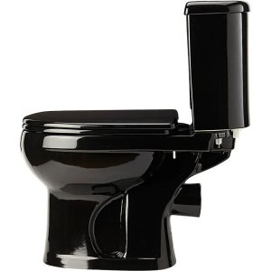 Купить Унитаз-компакт Оскольская керамика Ирида Стандарт, с горизонтальным выпуском, черный в Москве с доставкой Унитаз-компакт Оскольская керамика Ирида Стандарт, с горизонтальным выпуском, черный