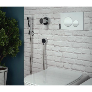 Купить Гигиенический душ Jacob Delafon Elate E24610-CP со смесителем С ВНУТРЕННЕЙ ЧАСТЬЮ в Москве с доставкой Гигиенический душ Jacob Delafon Elate E24610-CP со смесителем С ВНУТРЕННЕЙ ЧАСТЬЮ