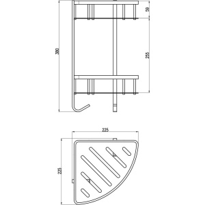 Полка Rav Slezak Yukon YUA0800CMAT