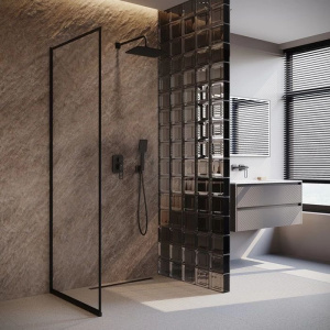 Душевой комплект IDDIS Slide SLIBL02i67 С ВНУТРЕННЕЙ ЧАСТЬЮ, чёрный