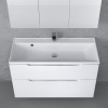 Тумба с раковиной Raval Wector 100, подвесная, белая